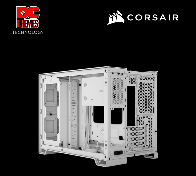 CORSAIR 2500D AIRFLOW Mid-Tower Dual Chamber PC Casing - White